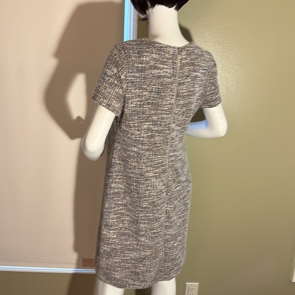 NWOT Calvin Klein Multi Boucle Career Sheath Shift Dress Short Sleeve Sz 12 - Picture 6 of 12